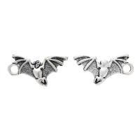 Tibetan Style Animal Pendants, Bat, plated, vintage & DIY, more colors for choice, nickel, lead & cadmium free, 11x22mm, Approx 100PCs/Bag, Sold By Bag