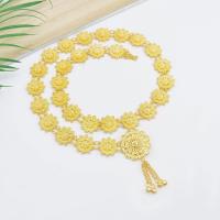 Zinc Alloy Waist Chain gold color plated for woman nickel lead & cadmium free Length Approx 115 cm Sold By PC