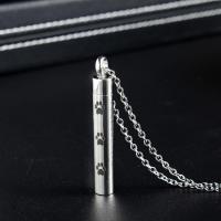 Titanium Steel Necklace, with 1.97inch extender chain, polished, fashion jewelry & Unisex & different styles for choice, nickel, lead & cadmium free, 6x42mm, Length:Approx 17.72 Inch, Sold By PC