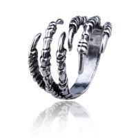 Zinc Alloy Cuff Finger Ring Claw plated vintage & Unisex & adjustable Sold By PC