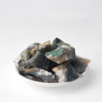 Moss Agate Mineralen Specimen, Nuggets, verschillende grootte voor keus, gemengde kleuren, Verkocht door PC
