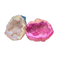 Ágata quartzo de gelo Espécime de Minerais, estilo druzy, Mais cores pare escolha, 40-70mm, vendido por PC