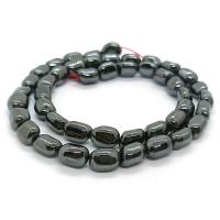 Nicht-magnetische Hämatit Perlen, poliert, DIY & 3D-Effekt & verschiedene Größen vorhanden, schwarz, verkauft per ca. 40 cm Strang