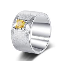 Messing ringen, mode sieraden & voor vrouw & met strass, nikkel, lood en cadmium vrij, 10mm, Verkocht door PC