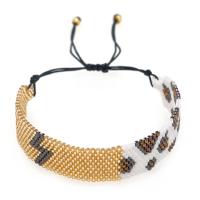 Bijoux bracelets de mode, Seedbead, avec Cordon de noeud, style folk & réglable & pour femme, protéger l'environnement, sans nickel, plomb et cadmium, 125x15mm, Vendu par PC