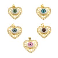 Rhinestone Brass Pendants, with Resin, Heart, gold color plated, fashion jewelry & DIY & with rhinestone, more colors for choice, nickel, lead & cadmium free, 29x22x1mm, Sold By PC