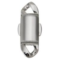 Stainless Steel Jewelry Clasp, 304 Stainless Steel, polished, fashion jewelry & DIY, original color, 40x13x5.40mm, Sold By PC