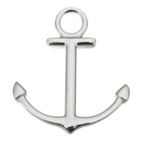 Stainless Steel Pendants, 304 Stainless Steel, Anchor, polished, fashion jewelry & DIY, original color, 31x35x3.50mm, Sold By PC