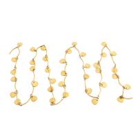 Brass Beading Chains, DIY, original color, nickel, lead & cadmium free, 9x1mm, Sold By m