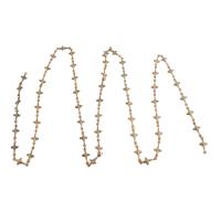 Brass Beading Chains Cross DIY original color nickel lead & cadmium free Sold By m