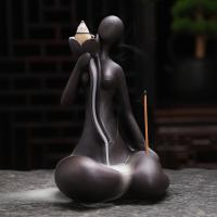 Backflow Incense Burner, Porcelain, handmade, for home and office & durable & multifunctional & different styles for choice, Sold By PC