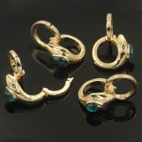 Fechos de jóias de bronze, cobre, banhado a ouro genuino, DIY, níquel, chumbo e cádmio livre, 24x13mm, vendido por PC