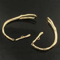 Brass Toggle Clasp, real gold plated, 2 pieces & DIY, nickel, lead & cadmium free, 42x7.8mm,19mm, Sold By Set
