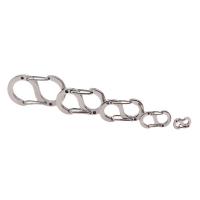 Stainless Steel Jewelry Clasp, 304 Stainless Steel, polished, different size for choice, original color, 10PCs/Bag, Sold By Bag