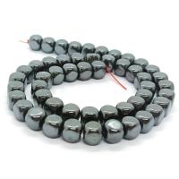 Non Magnetic Hematite Beads, Square, polished, DIY & different size for choice, black, Sold Per Approx 40 cm Strand