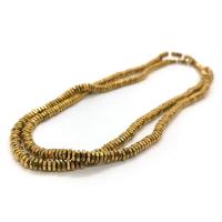 Nicht-magnetische Hämatit Perlen, vergoldet, DIY, goldfarben, 5x1mm, verkauft per ca. 40 cm Strang