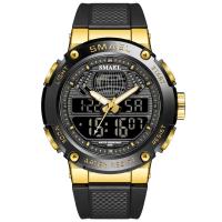 Men Wrist Watch, Acrylic, with Rubber, Life water resistant & fashion jewelry & multifunctional & japanese movement & for man, more colors for choice, 48mm,12mm, Length:Approx 260 mm, Sold By PC
