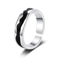 Ring Finger mosiądz, Naklejka epoksydowa, biżuteria moda & dla kobiety, bez zawartości niklu, ołowiu i kadmu, 5mm, sprzedane przez PC