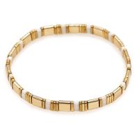 TILA-Perles bracelet, Style bohème & élastique & pour femme, plus de couleurs à choisir, Longueur:Environ 16 cm, Vendu par PC