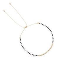 Cordon de noeud bracelet, avec Seedbead, fait à la main, Style bohème & réglable & pour femme, Longueur:Environ 28 cm, Vendu par PC