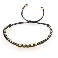 perles de rocaille en verre bracelet, avec Cordon de noeud, fait à la main, style folk & réglable & pour femme, plus de couleurs à choisir, Longueur Environ 28 cm, Vendu par PC