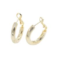 Brass Leverback Earring Round plated fashion jewelry nickel lead & cadmium free Sold By Pair