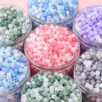 Blandet akryl perler, Kolonne, du kan DIY, flere farver til valg, 6x5mm, 100pc'er/Bag, Solgt af Bag
