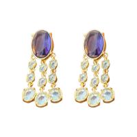 Zinc Alloy Stud Earring with Crystal fashion jewelry & for woman & with rhinestone nickel lead & cadmium free Sold By Pair