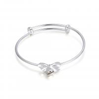 Zinc Alloy Bracelet silver color plated fashion jewelry & for woman silver color Sold By PC