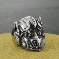 Titanium Čelik Finger Ring, uglađen, modni nakit & različite veličine za izbor & za čovjeka, nikal, olovo i kadmij besplatno, 31mm, Prodano By PC