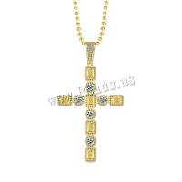 Sweater Chain Necklace Brass with 1.97inch extender chain fashion jewelry & micro pave cubic zirconia & for woman nickel lead & cadmium free Length Approx 19.69 Inch Sold By PC