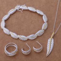 Brass Jewelry Set fashion jewelry & for woman nickel lead & cadmium free Length Approx 17.72 Inch Sold By PC