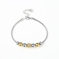 Stainless Steel Jewelry Bracelet, 304 Stainless Steel, with 4cm extender chain, Vacuum Ion Plating, for woman, more colors for choice, 2mm, Length:16.5 cm, Sold By PC