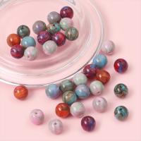 Harpiks smykker Perler, Resin, Runde, du kan DIY, flere farver til valg, 10mm, Hole:Ca. 1.5mm, 10pc'er/Bag, Solgt af Bag