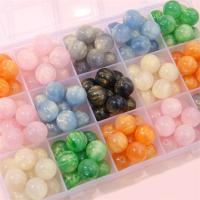 Perles bijoux en résine, Rond, DIY, plus de couleurs à choisir, 12mm, Trou:Environ 2mm, 10PC/sac, Vendu par sac