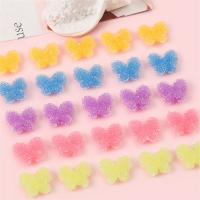 Resin Jewelry Beads, Butterfly, DIY, more colors for choice, 23x20mm, Hole:Approx 2mm, Sold By PC
