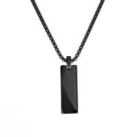 Tungsten Steel Pendant, Rectangle, plated, DIY, more colors for choice, 10x30mm, Sold By PC