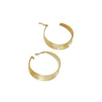 Iron Stud Earring, gold color plated, different styles for choice & for woman, 30-57mm, Sold By Pair