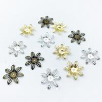 Iron Bead Caps, Flower, plated, DIY, more colors for choice, 18mm, Sold By PC