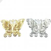 DIY Jewelry Supplies Iron Butterfly plated hollow Sold By PC