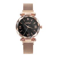 Nők Wrist Watch, 304 rozsdamentes acél, -val Mágnes & Üveg, divat ékszerek & a nő, több színt a választás, 16mm, Hossz 23 cm, Által értékesített PC