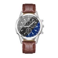 Men Wrist Watch PU Leather with Glass & Zinc Alloy fashion jewelry & coated & for woman Sold By PC