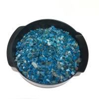 Apatite Dekoration, Klumpen, blau, 3-5mm, verkauft von Tasche