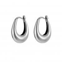 Messing Spring hoop oorbellen, mode sieraden & voor vrouw, nikkel, lood en cadmium vrij, 21x18mm, Verkocht door pair