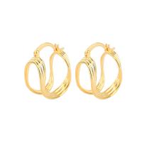 Brass Leverback Earring, plated, fashion jewelry & for woman, more colors for choice, nickel, lead & cadmium free, 21x18mm, Sold By Pair