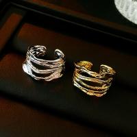 Brass δάχτυλο του δακτυλίου, Ορείχαλκος, επιχρυσωμένο, κοσμήματα μόδας & για τη γυναίκα & κοίλος, περισσότερα χρώματα για την επιλογή, νικέλιο, μόλυβδο και κάδμιο ελεύθεροι, 15x22mm, Sold Με PC
