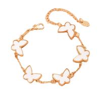 Bracelet en alliage de zinc, avec pierre gemme, Placage de couleur d'or, bijoux de mode & pour femme, plus de couleurs à choisir, Longueur:16.2-22.5 cm, Vendu par PC