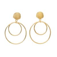 Tibetan Style Drop Earrings, plated, fashion jewelry & for woman, more colors for choice, 66x45mm, Sold By Pair