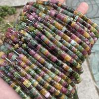 Natural Chalcedony Bead, Dyed Jade, Flat Round, polished, dyed & DIY, yellow, 3x6mm, Approx 125PCs/Strand, Sold By Strand