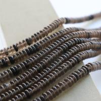 Natural Smoky Quartz Beads, Abacus, polished, DIY, tan, 2x6mm, Approx 150PCs/Strand, Sold By Strand